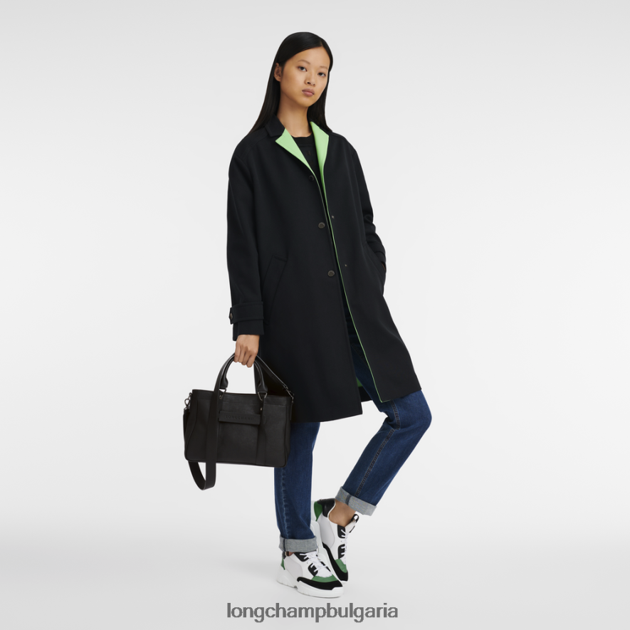 черен Жени 3d чанта чанти Longchamp 6084PZ176