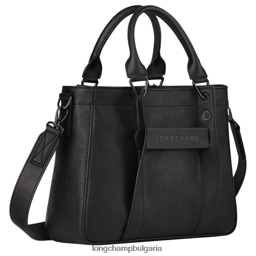 черен Жени 3d чанта чанти Longchamp 6084PZ176