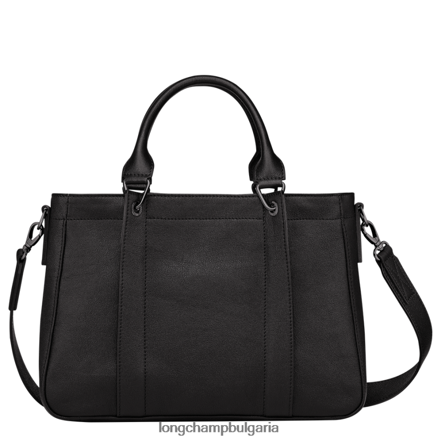 черен Жени 3d чанта чанти Longchamp 6084PZ176