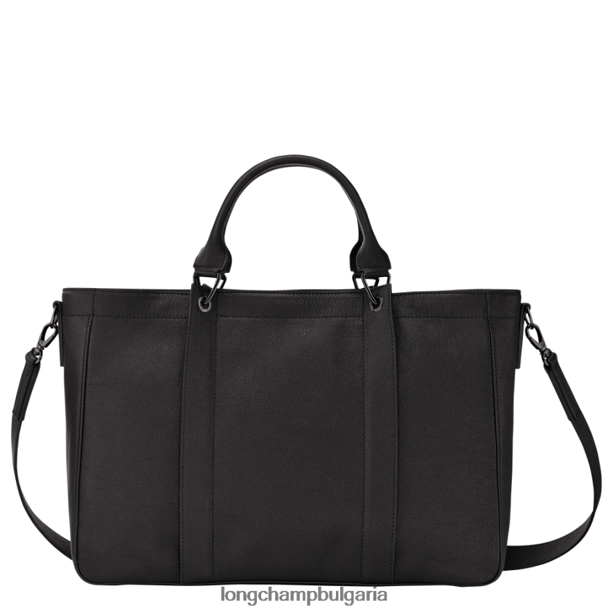 черен Жени 3d чанта чанти Longchamp 6084PZ181