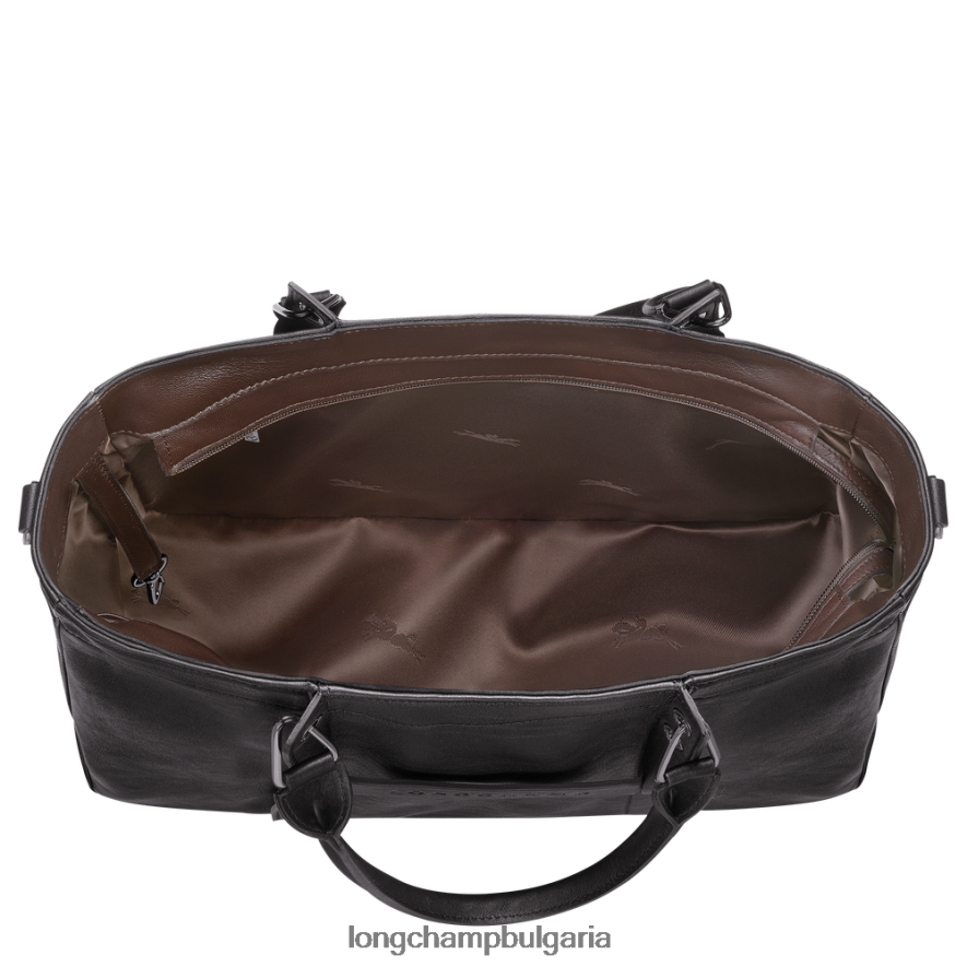 черен Жени 3d чанта чанти Longchamp 6084PZ181