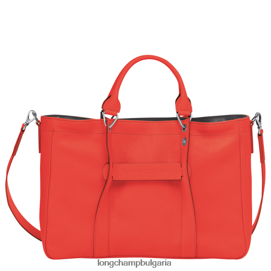 оранжево Жени 3d чанта чанти Longchamp 6084PZ184