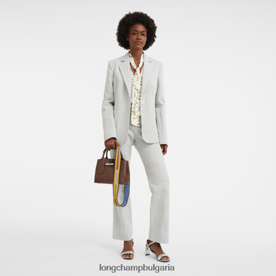 абанос Жени розова чанта чанти Longchamp 6084PZ100