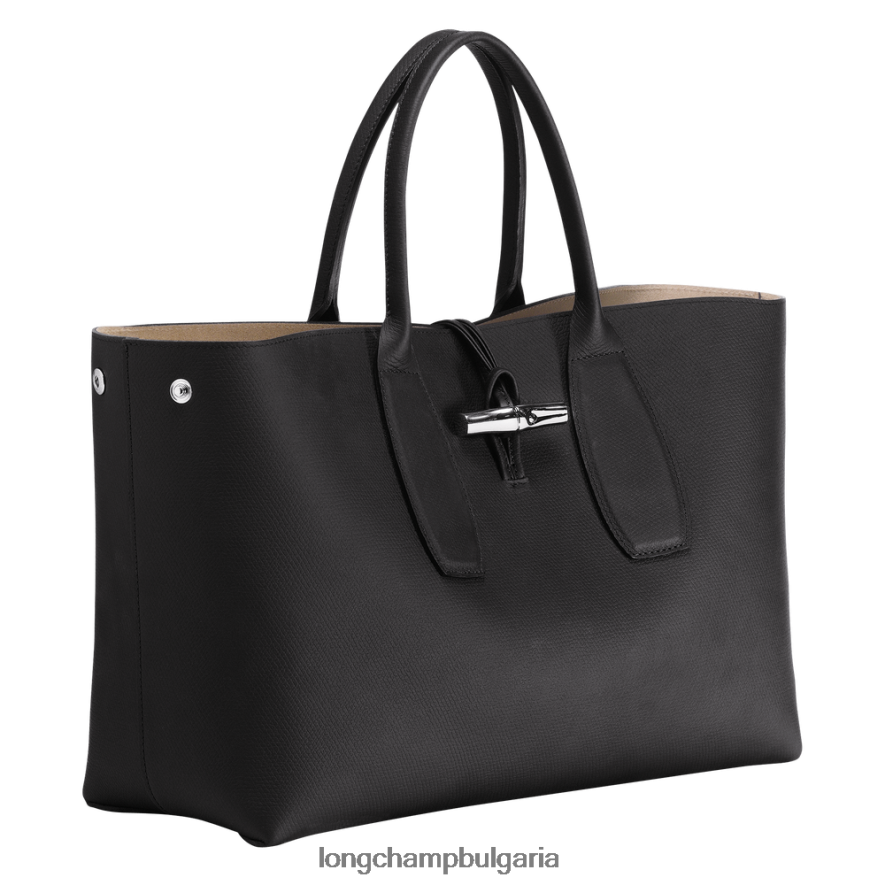 черен Жени розова чанта чанти Longchamp 6084PZ109