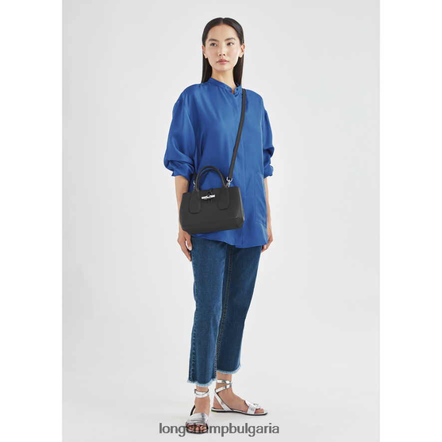 черен Жени розова чанта чанти Longchamp 6084PZ112