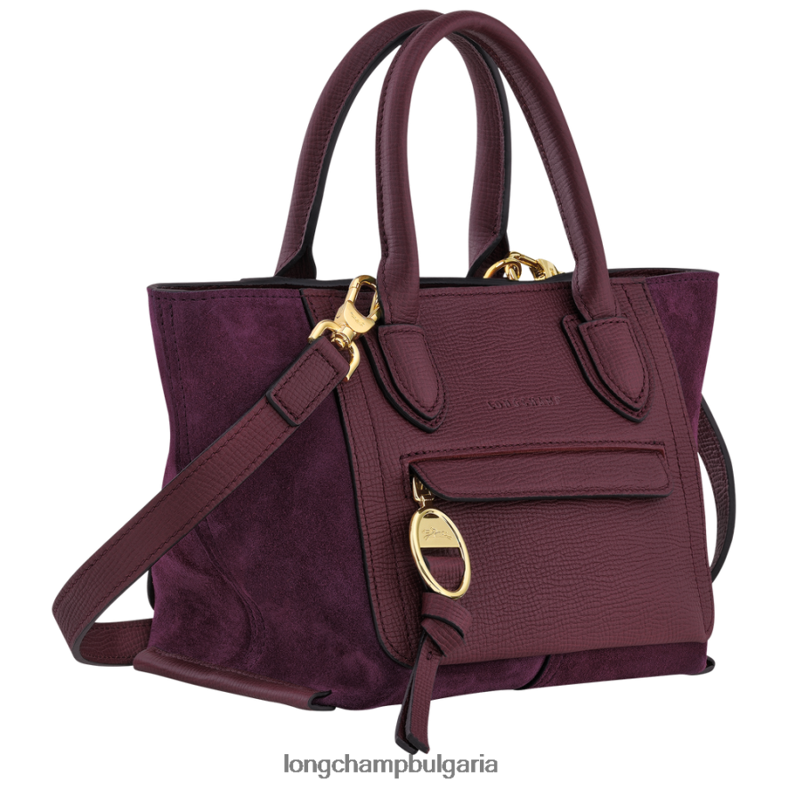 бордо Жени чанта за пощенска кутия чанти Longchamp 6084PZ159