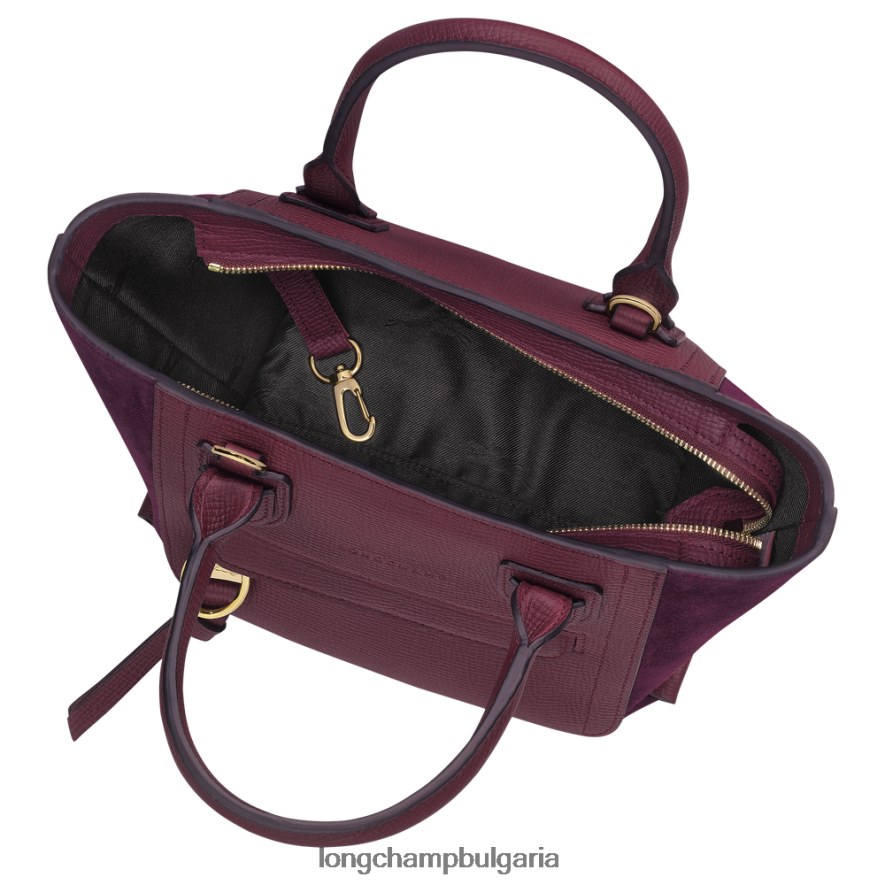 бордо Жени чанта за пощенска кутия чанти Longchamp 6084PZ159