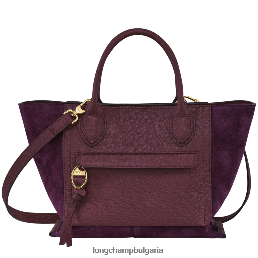 бордо Жени чанта за пощенска кутия чанти Longchamp 6084PZ161
