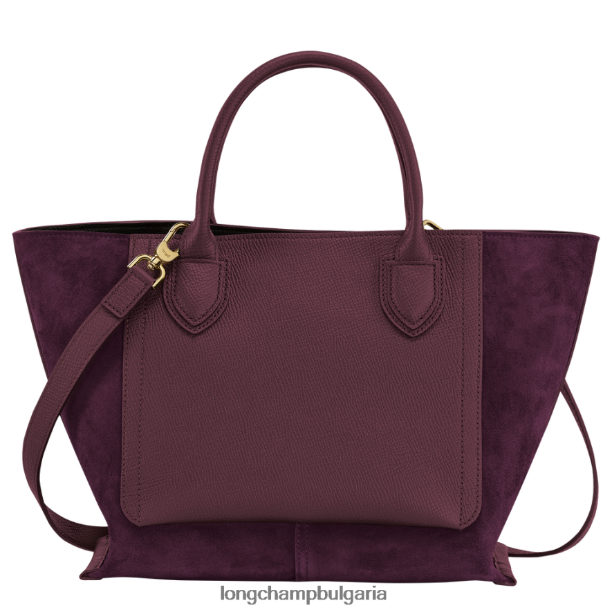 бордо Жени чанта за пощенска кутия чанти Longchamp 6084PZ161