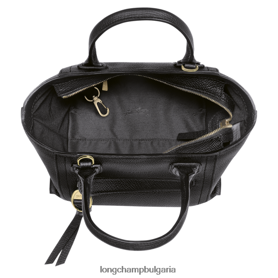 черен Жени чанта за пощенска кутия чанти Longchamp 6084PZ163