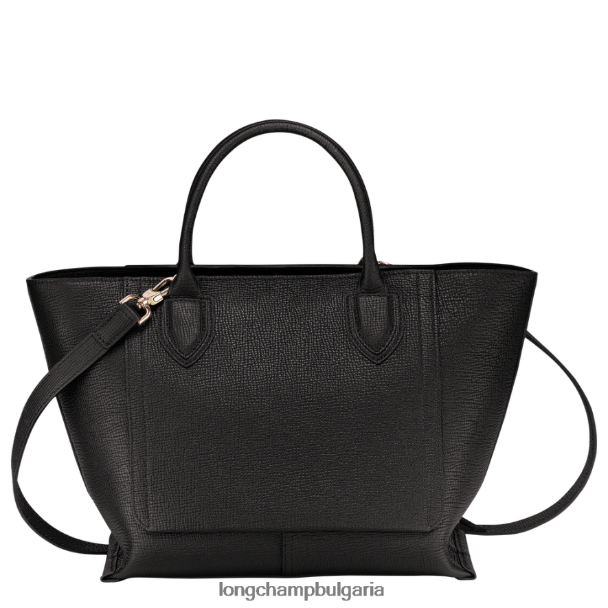 черен Жени чанта за пощенска кутия чанти Longchamp 6084PZ167