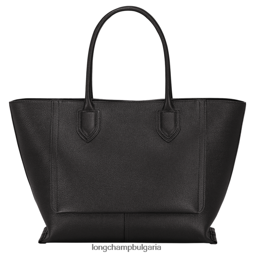 черен Жени чанта за пощенска кутия чанти Longchamp 6084PZ171