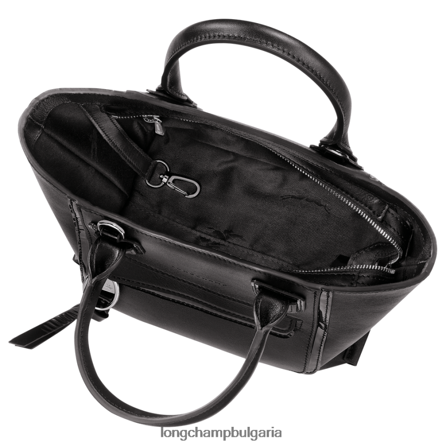 черен Жени чанта за пощенска кутия чанти Longchamp 6084PZ175