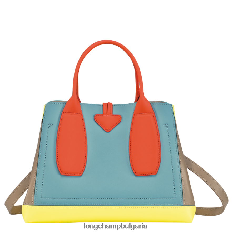 многоцветен Жени розова чанта чанти Longchamp 6084PZ96