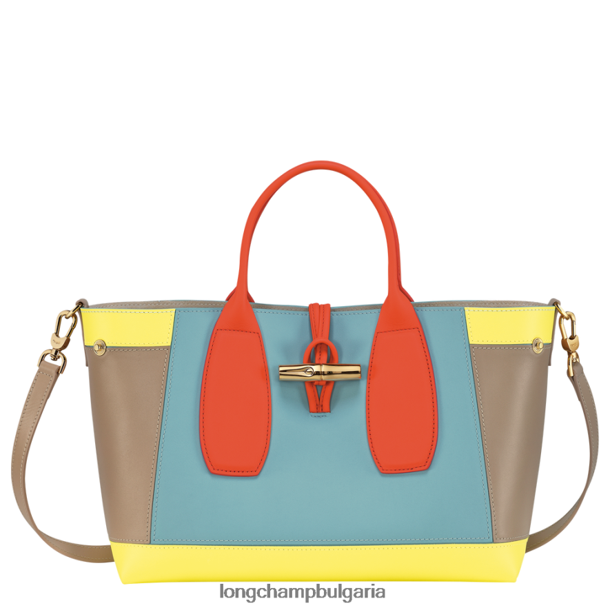 многоцветен Жени розова чанта чанти Longchamp 6084PZ96