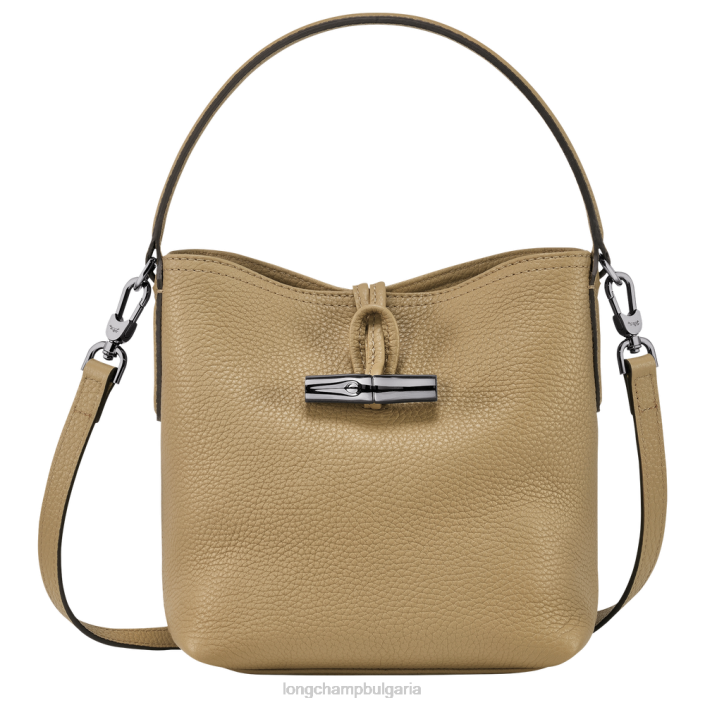 бежово Жени Roseau Essential Bucket bag чанти Longchamp 6084PZ93