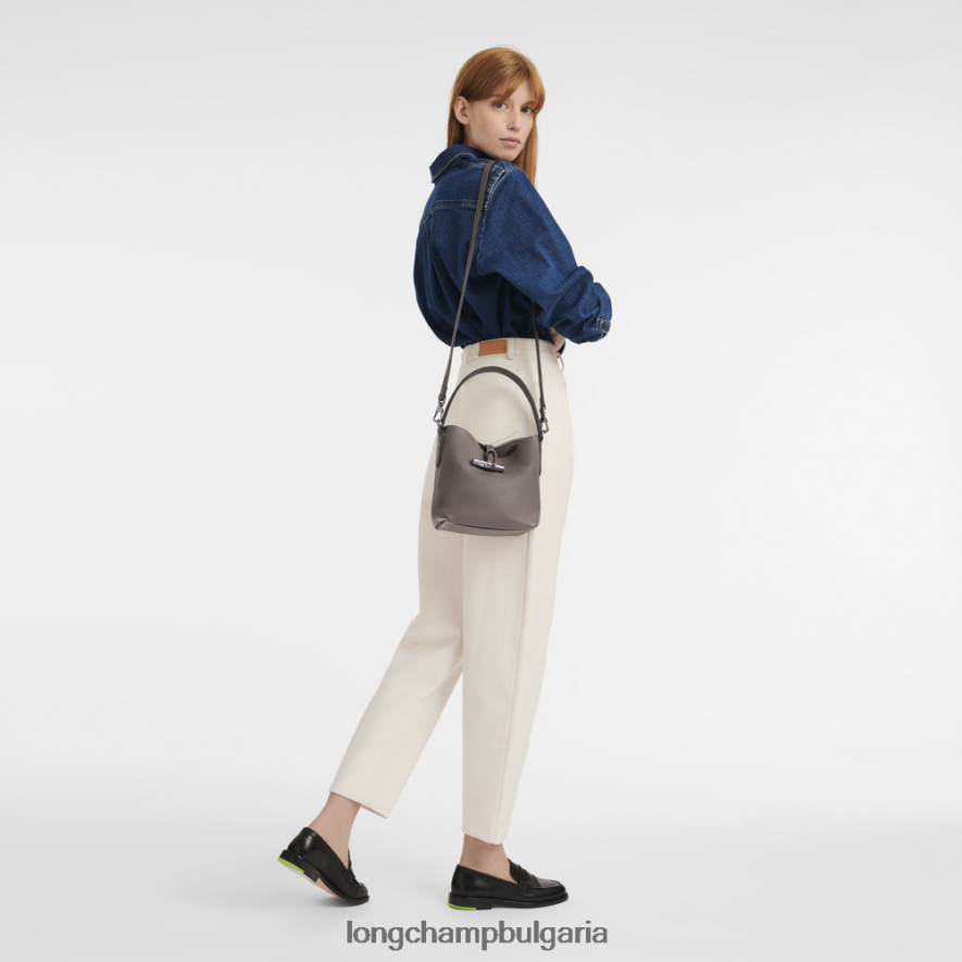 сиво Жени Roseau Essential Bucket bag чанти Longchamp 6084PZ94