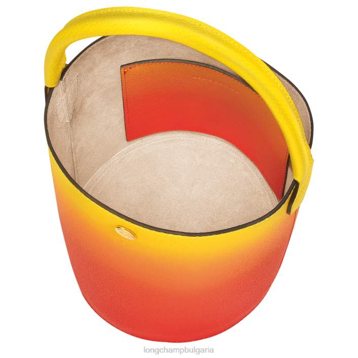 жълто/оранжево Жени чанта тип кофа epure чанти Longchamp 6084PZ133