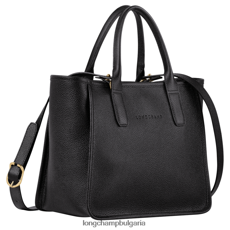 черен Жени чанта le foulonne чанти Longchamp 6084PZ124