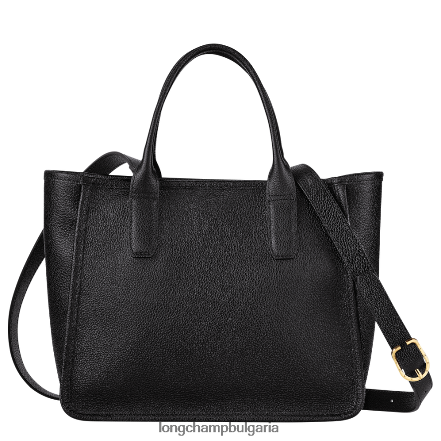 черен Жени чанта le foulonne чанти Longchamp 6084PZ124