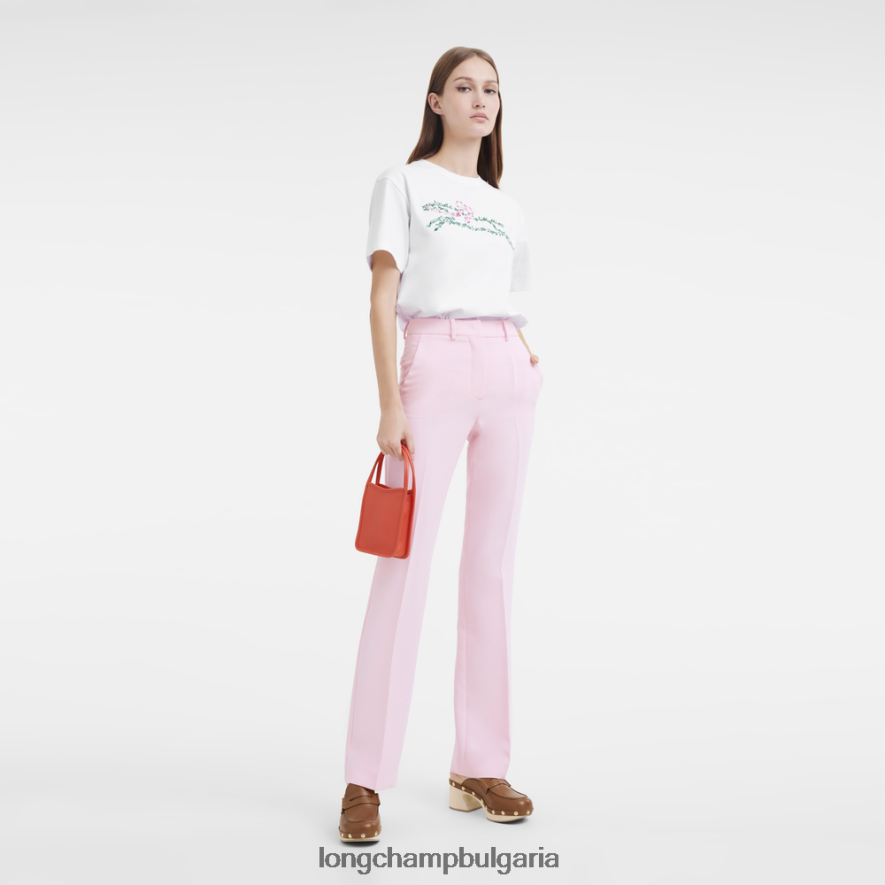 оранжево Жени le foulonne чанта чанти Longchamp 6084PZ129