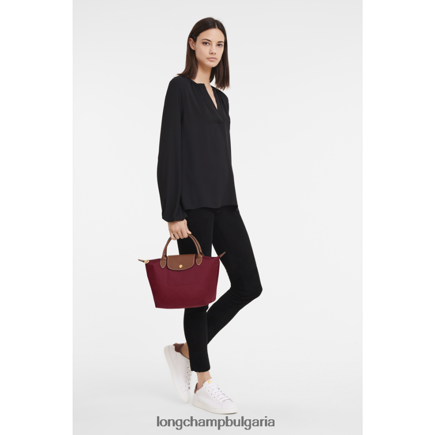 червен Жени le pliage оригинална чанта чанти Longchamp 6084PZ199