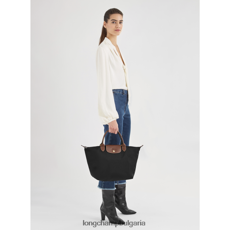 черен Жени le pliage оригинална чанта чанти Longchamp 6084PZ204