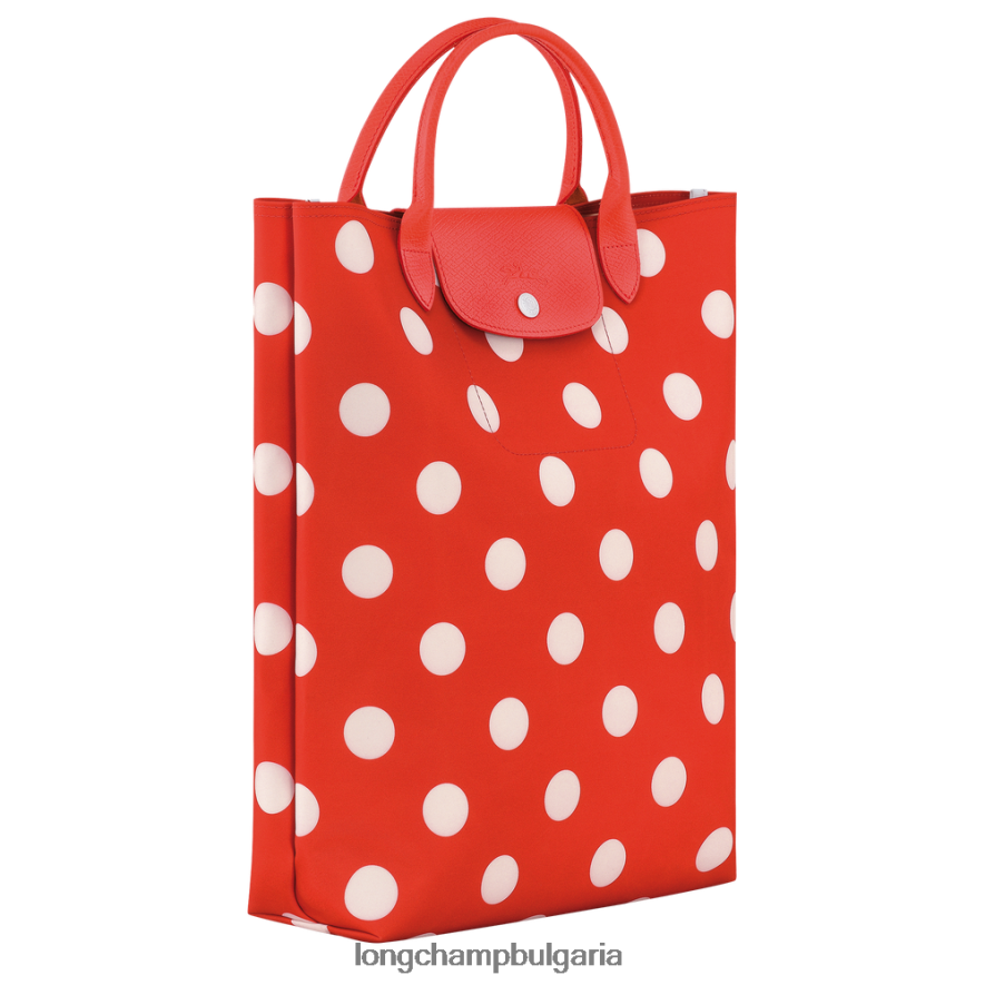 оранжево Жени le pliage колекция голяма чанта чанти Longchamp 6084PZ81