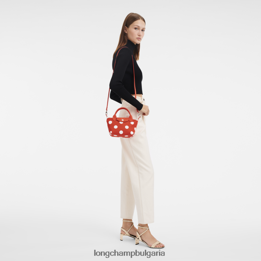 оранжево Жени le pliage колекция чанта чанти Longchamp 6084PZ82