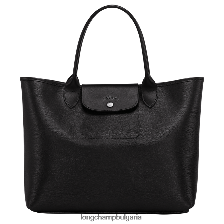 черен Жени градска чанта le pliage чанти Longchamp 6084PZ83