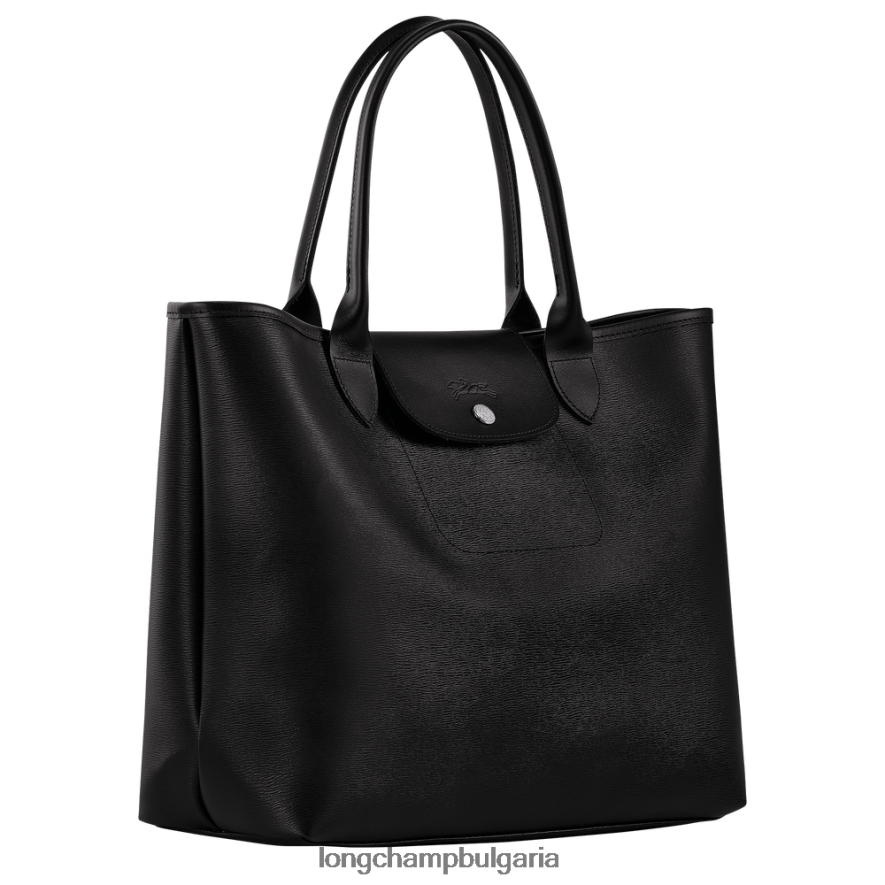 черен Жени градска чанта le pliage чанти Longchamp 6084PZ83