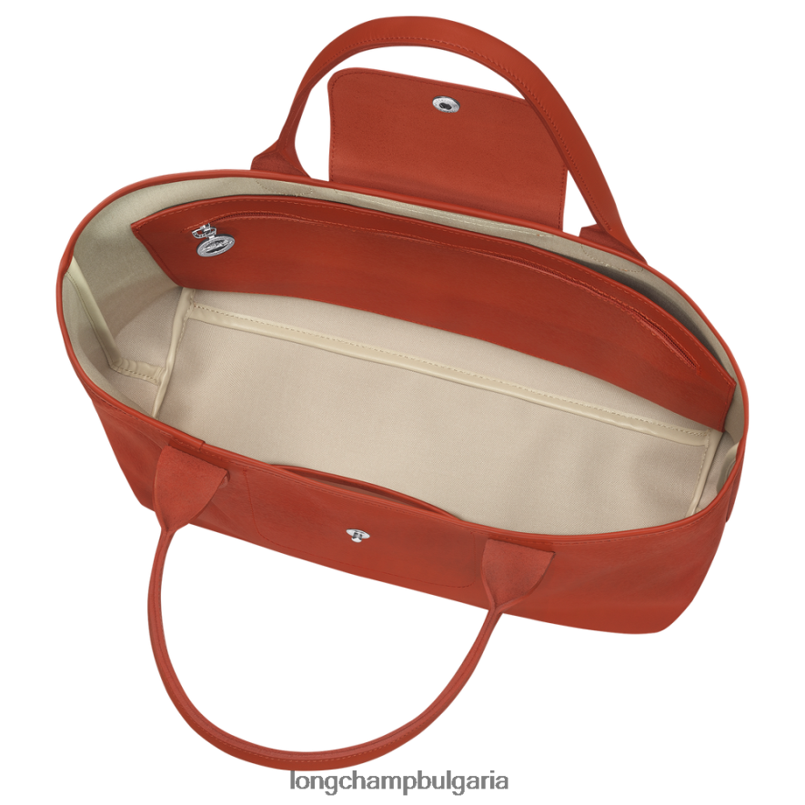 теракота Жени градска чанта le pliage чанти Longchamp 6084PZ85