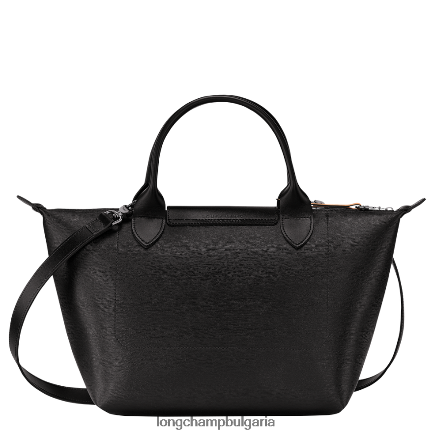 черен Жени le pliage city чанта с горна дръжка чанти Longchamp 6084PZ87