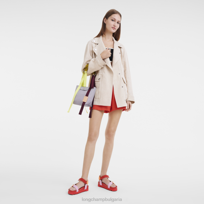 сиво Жени le pliage re-play чанта чанти Longchamp 6084PZ43