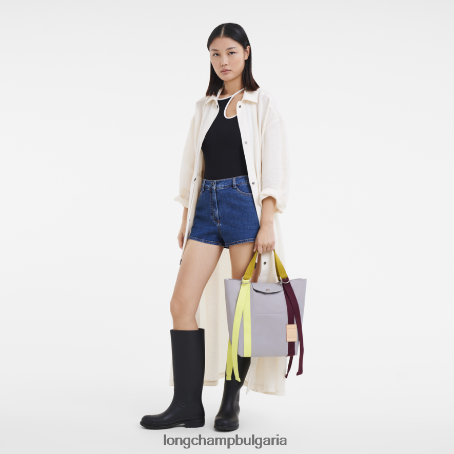 сиво Жени чанта le pliage re-play чанти Longchamp 6084PZ49