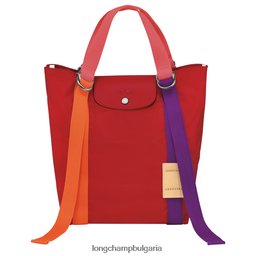червен Жени чанта le pliage re-play чанти Longchamp 6084PZ52