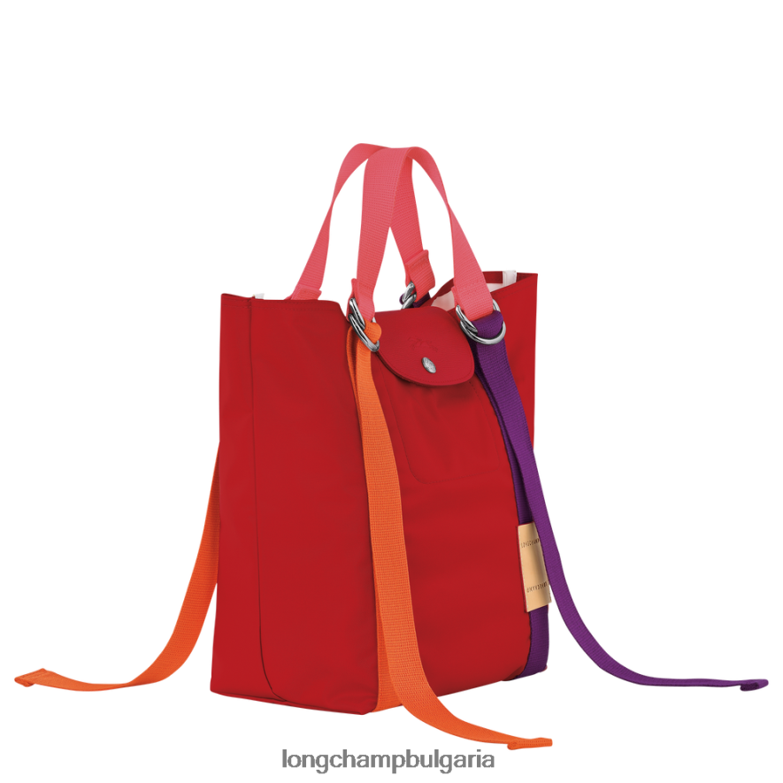 червен Жени чанта le pliage re-play чанти Longchamp 6084PZ52