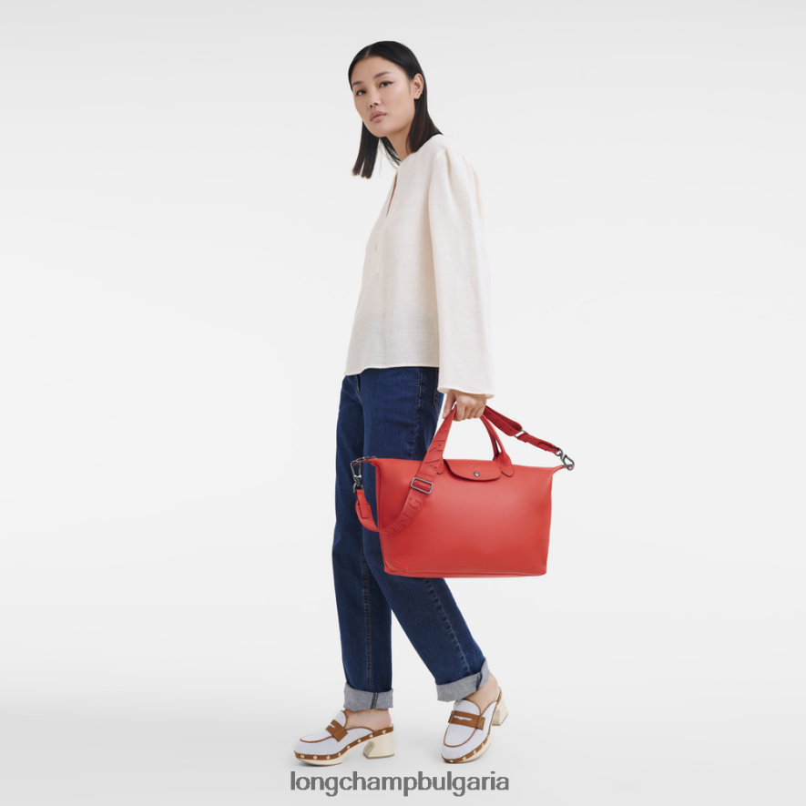 оранжево Жени le pliage xtra чанта чанти Longchamp 6084PZ139