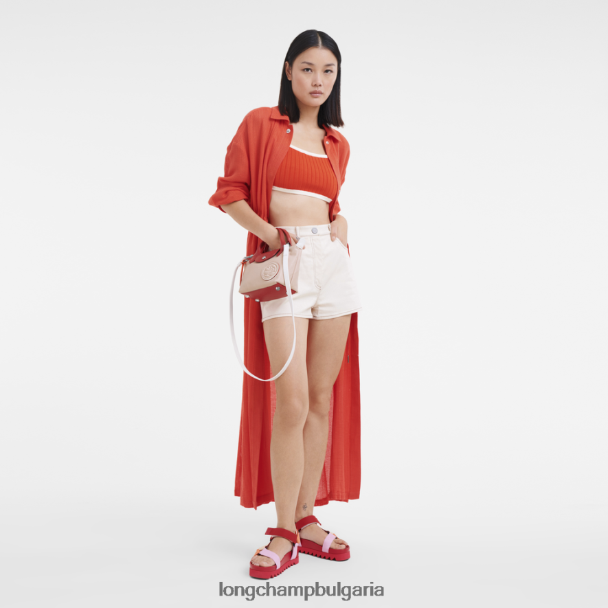 бледо розово Жени le pliage xtra чанта чанти Longchamp 6084PZ156