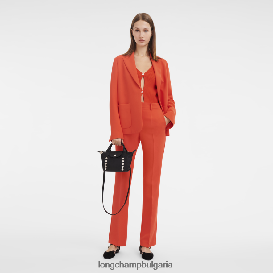 черен Жени le pliage xtra чанта чанти Longchamp 6084PZ157