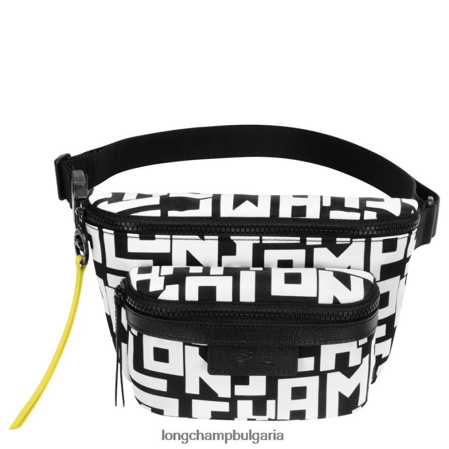 Черно бяла Жени le pliage lgp чанта за колан чанти Longchamp 6084PZ455