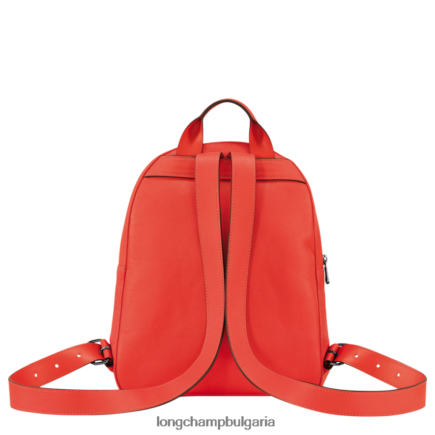 оранжево Жени 3d раница чанти Longchamp 6084PZ433