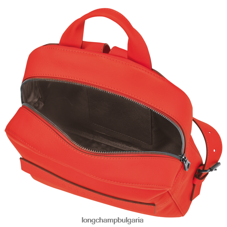 оранжево Жени 3d раница чанти Longchamp 6084PZ433