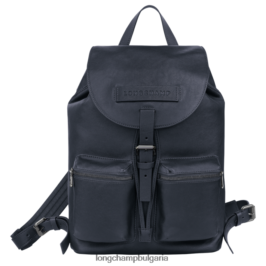 среднощно синьо Жени 3d раница чанти Longchamp 6084PZ454