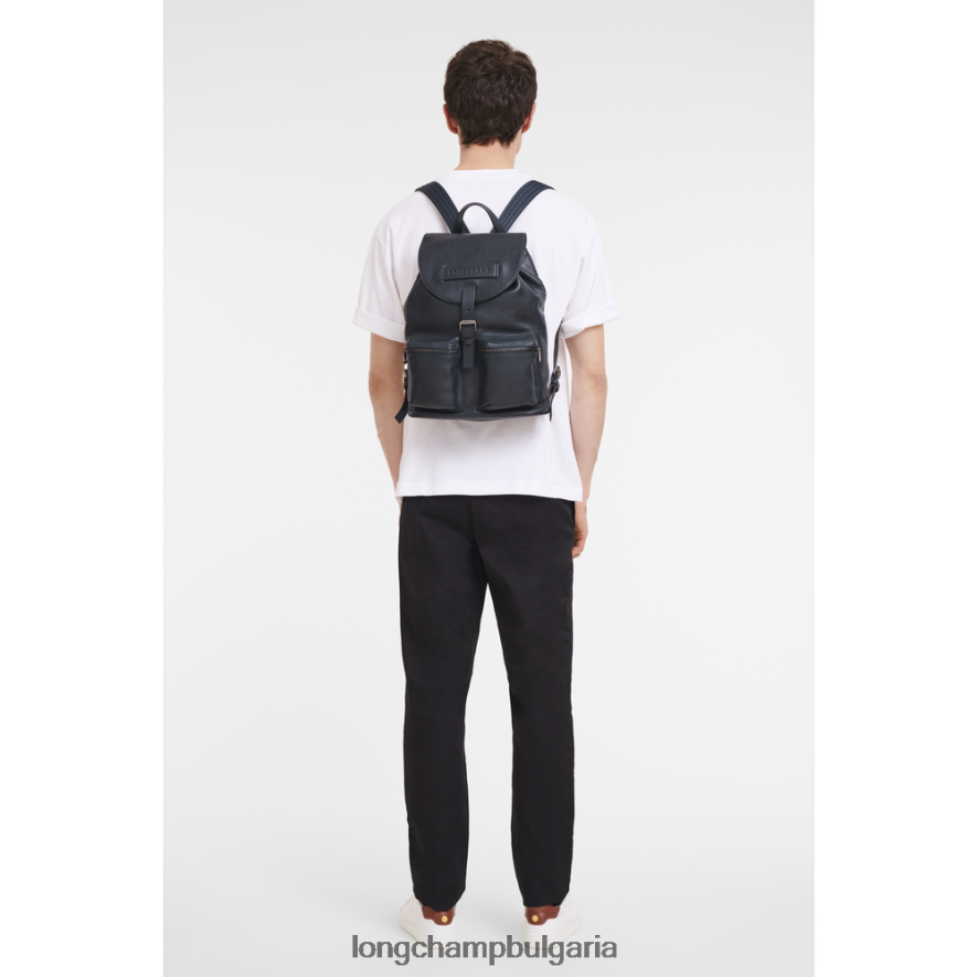 среднощно синьо Жени 3d раница чанти Longchamp 6084PZ454