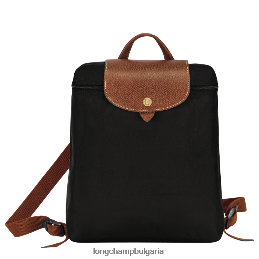 черен Жени le pliage оригинална раница чанти Longchamp 6084PZ441