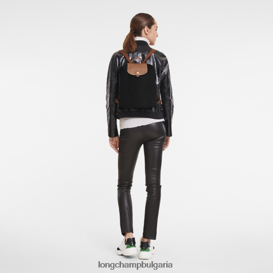 черен Жени le pliage оригинална раница чанти Longchamp 6084PZ441