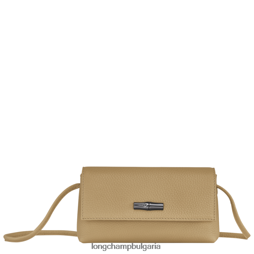 бежово Жени Roseau есенциален съединител кожени изделия Longchamp 6084PZ10