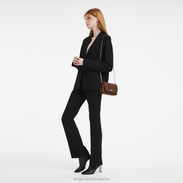 абанос Жени съединител Roseau кожени изделия Longchamp 6084PZ247