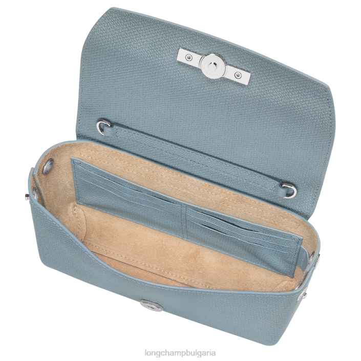 облачно синьо Жени съединител Roseau кожени изделия Longchamp 6084PZ254